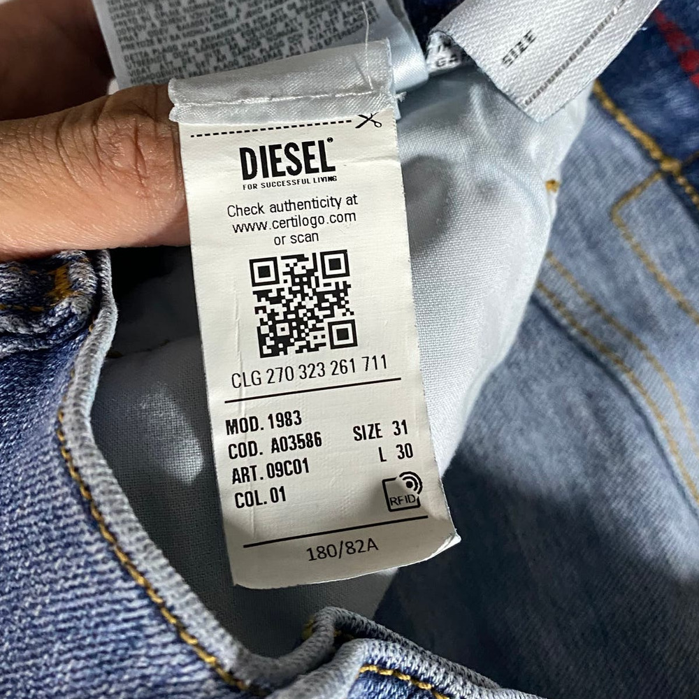 Diesel Industries Straight Jeans y2k Women's 31 - Picture 3 of 8
